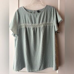 SHEIN Green Blouse with Elegant Design